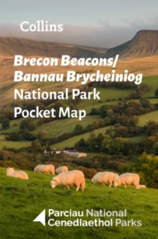 Image of Brecon Beacons National Park Pocket Map. By National Parks UK, Collins Maps Books