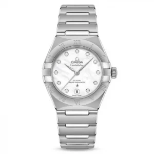 Image of Omega Constellation Ladies Steel Diamond Bracelet Watch