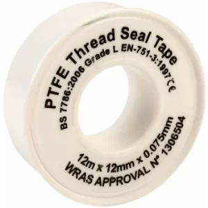 Image of Ultratape Water PTFE Thread Seal Tape 12mm x 12m