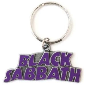 Image of Black Sabbath - Wavy Logo Keychain