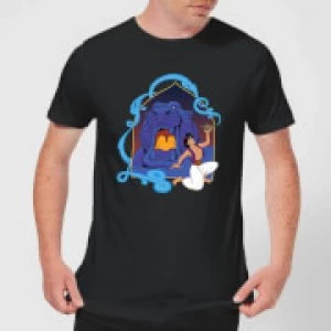 Image of Disney Aladdin Cave Of Wonders Mens T-Shirt - Black - M