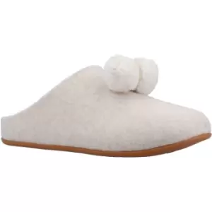 Image of Fitflop Chrissie Slippers Female Ivory UK Size 6