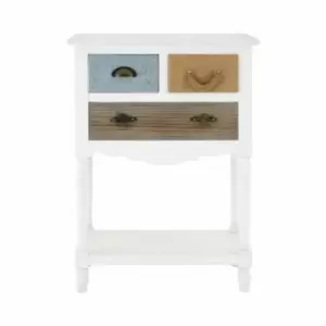 Image of Interiors By Ph 3 Drawer Unit With Shelf Hemp Rope / Mdf / Metal
