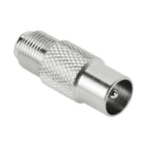 Image of Hama SAT Adapter, F socket - coax plug