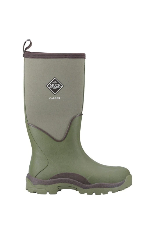 Image of Muck Boots Muck Boots Men Calder Wellingtons in Olive Size: 12 Olive 12 Male 0193715497538