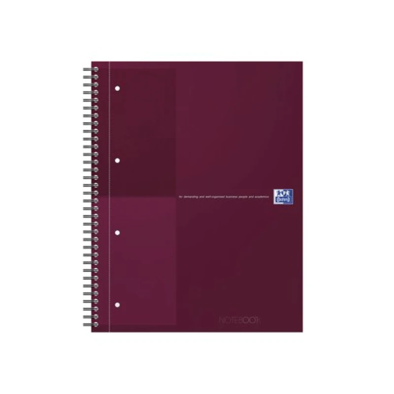 Image of Oxford Oxford Hardback Wirebound Notebook 160 Pages Special Edition A4+ Red 400194459-S 400194459-S