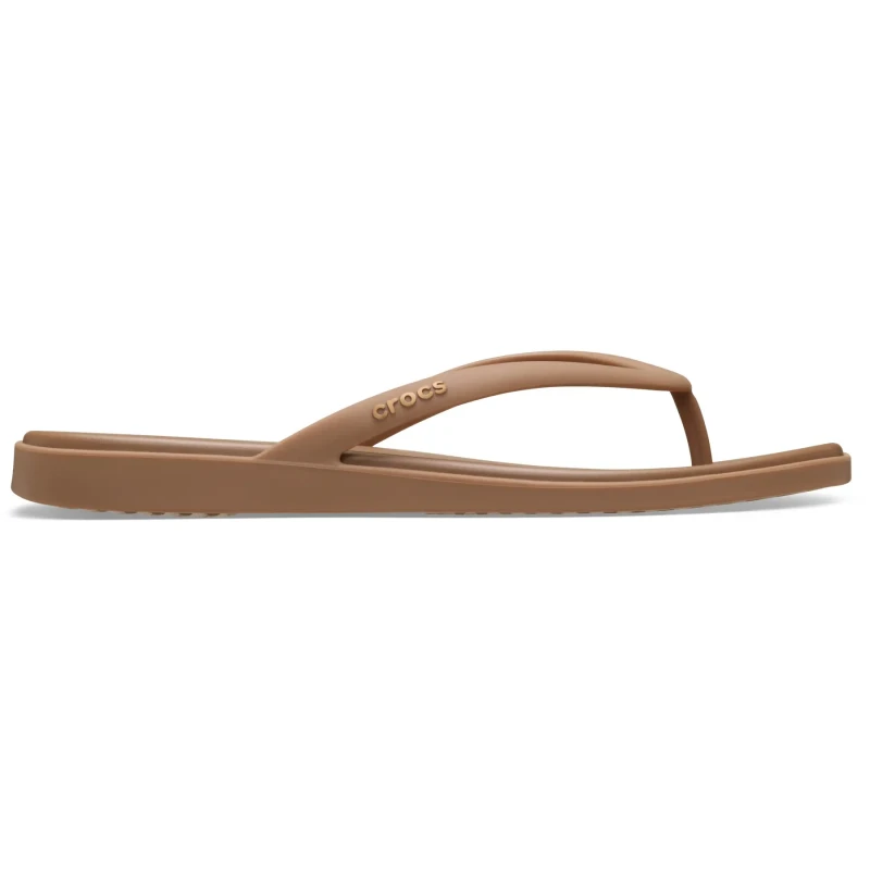 Image of Crocs Women Miami Flips Milk Chocolate 6