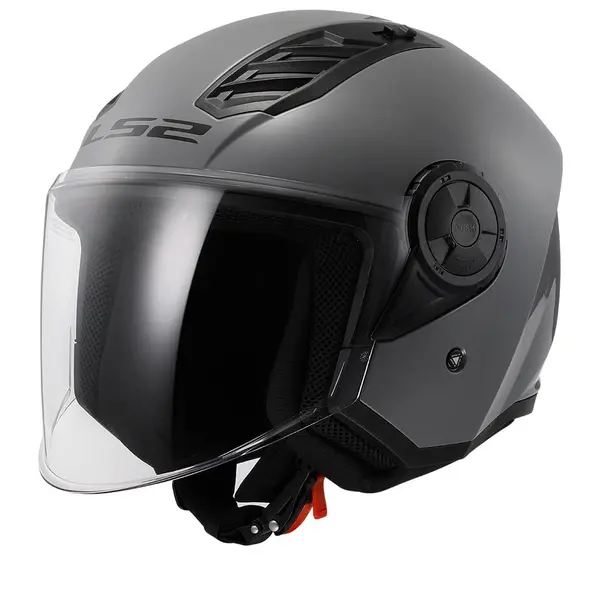 Image of LS2 OF616 Airflow II Solid Nardo Grey Jet Helmet Size XS