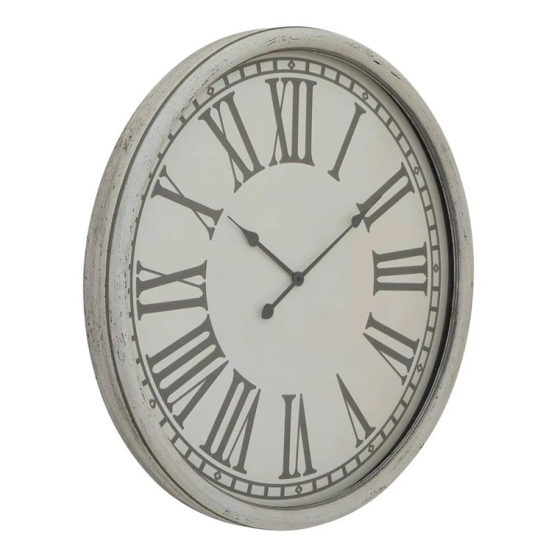 Image of Embossed Wall Clock With Glass