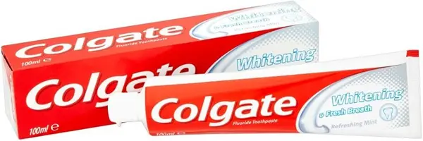 Image of Colgate Whitening Fresh Breath Toothpaste 100ml