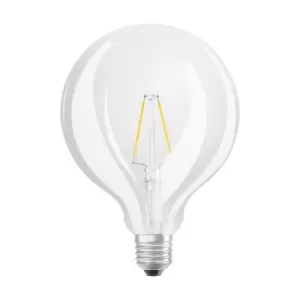 Image of Osram 2.5W Parathom Clear LED Globe Ball ES/E27 Very Warm White - (438774-590656)