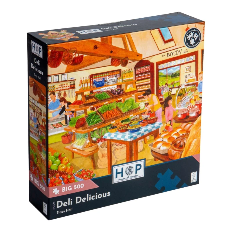 Image of The House Of Puzzles Deli Delicious, BIG 500 Piece Jigsaw Puzzle Multi unisex