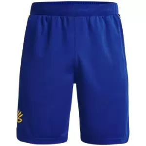 Image of Under Armour Curry Underated Splash Shorts Mens - Blue