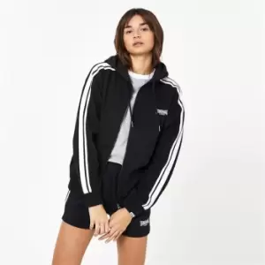 Image of Lonsdale Zip Hoodie - Black