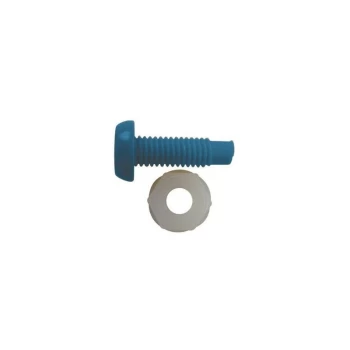 Image of Number Plate Plastic Nut & Screw - Blue - Pack Of 2 - PWN719 - Wot-nots