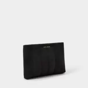 Image of Black Kayla Quilted Clutch KLB2240