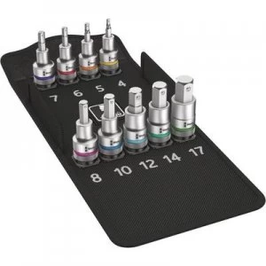Image of Wera 8740 C HF 05004201001 Allen Bit set 9 Piece 1/2 (12.5 mm)