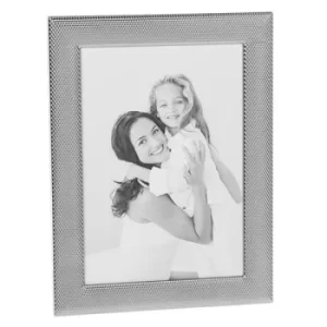 Image of Shiny Silver Textured Dots Frame 4x6