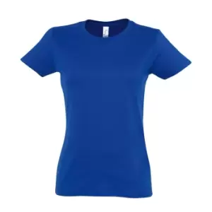 Image of SOLS Womens/Ladies Imperial Heavy Short Sleeve T-Shirt (S) (Royal Blue)