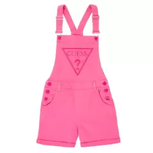 Image of Guess J1GK12-WB5Z0-JLPK Girls Childrens Jumpsuit in Pink. Sizes available:10 ans,12 ans,14 ans,16 ans
