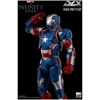 Image of ThreeZero Avengers: Infinity Saga DLX Collectible Figure - Iron Patriot