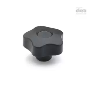 Image of ELESA Lobe knob-VCT.63 AZ-M10-C9 Black