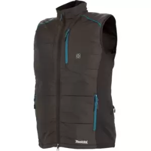 Image of Makita DCV202Z 18v LXT Heated Bodywarmer Black S