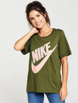 Image of Nike Sportswear Futura Tee Olive Olive Size XXL Women