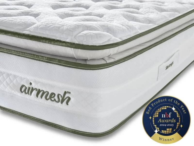 Image of Silentnight Airmesh Mirapocket 2000 Pillowtop 5ft king Size Mattress