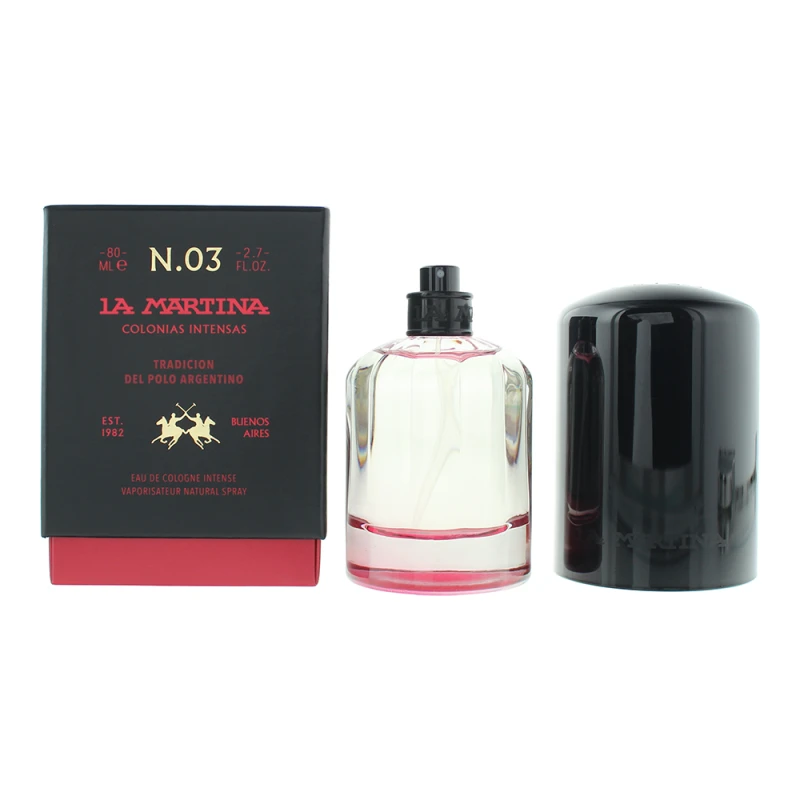 Image of La Martina Nude Amber Eau de Cologne 80ml Spray