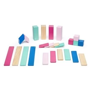 Image of 24 Piece Tegu Magnetic Wooden Block Set Blossom