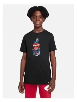 Image of Nike Junior England Player T-Shirt - Black, Size L