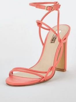 Image of Office Hope Heeled Sandals - Coral Pink