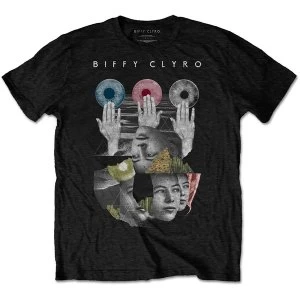 Image of Biffy Clyro - Hands Unisex Medium T-Shirt - Black