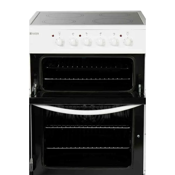 Image of Haden HE60DOMW 60Cm Ceramic Double Oven In White