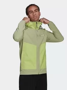 Image of adidas Terrex Multi Soft Shell Jacket, Green, Size S, Women