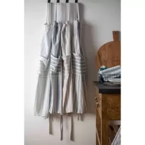 Image of Crossland Grove Organic Cott Str Apron Charcoal 850X900Mm