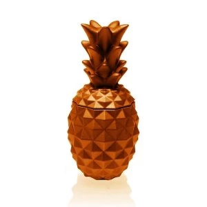 Image of Orange Concrete Pineapple For Her Candle