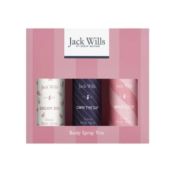 Image of Jack Wills Body Spray Trio Set - Pink