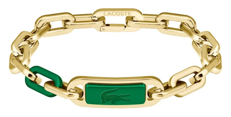 Image of Lacoste 2040370 ENSEMBLE Collection Stainless Steel Gold- Jewellery