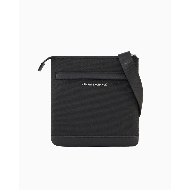 Image of Armani Exchange Singapore Crossbody Bag Black One Size