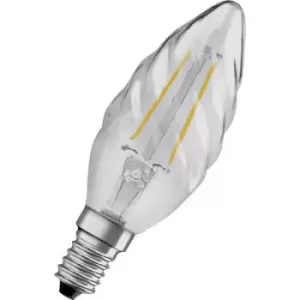 Image of OSRAM 4058075436565 LED (monochrome) EEC F (A - G) E14 Candle shape twisted 2.5 W = 25 W Warm white (Ø x L) 35mm x 100 mm