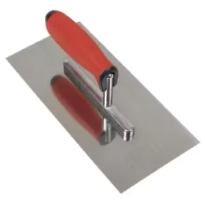 Image of Sealey Stainless Steel 270mm Plastering Trowel - Rubber Handle