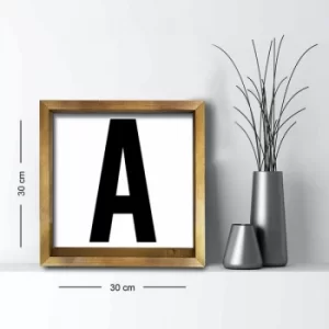 Image of 3030AHS-074a Multicolor Decorative Framed MDF Painting