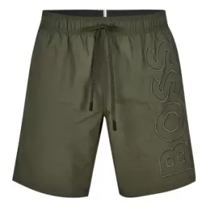Image of Boss Whale Swim Shorts - Green