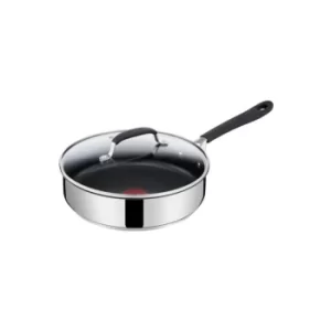Image of Jamie Oliver Tefal Quick and Easy 25cm Stainless Steel Saute Pan