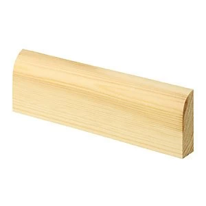 Image of Wickes Large Round Pine Architrave 15 x 45 x 2100mm Pack 5