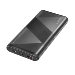 Image of LogiLink Mobile Power Bank, LiPo, 10.000 mAh, PD & QC 18 W, black