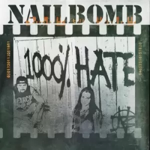 Image of Nailbomb 100% hate CD multicolor