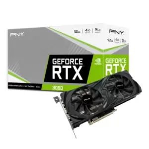 Image of PNY VCG306012DFMPB graphics card NVIDIA GeForce RTX 3060 12 GB GDDR6